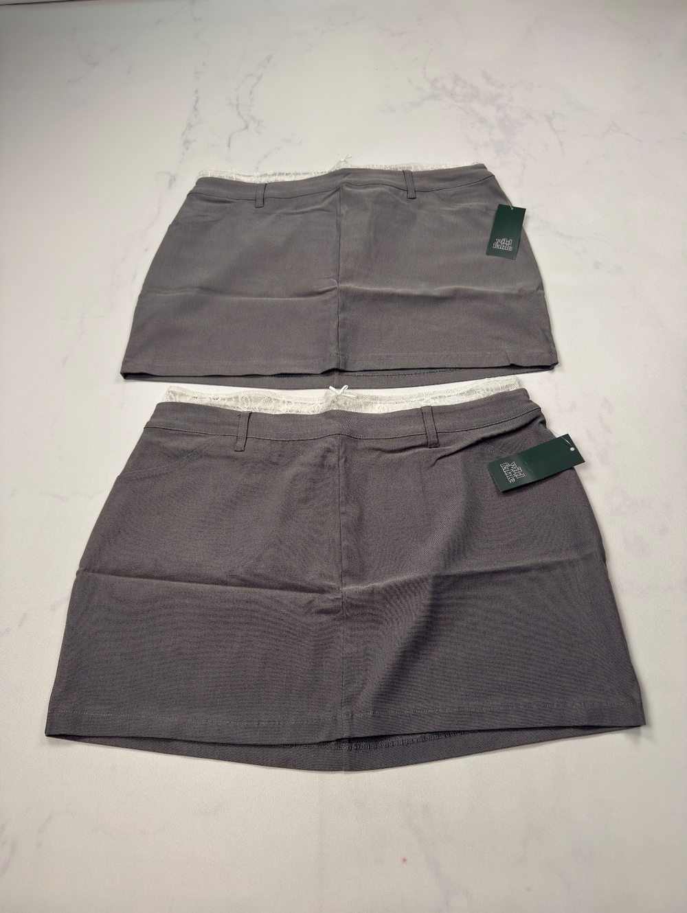 Wild Fable Skort Gray Skater Stretch Casual Lot of 2 - Womens L NWT